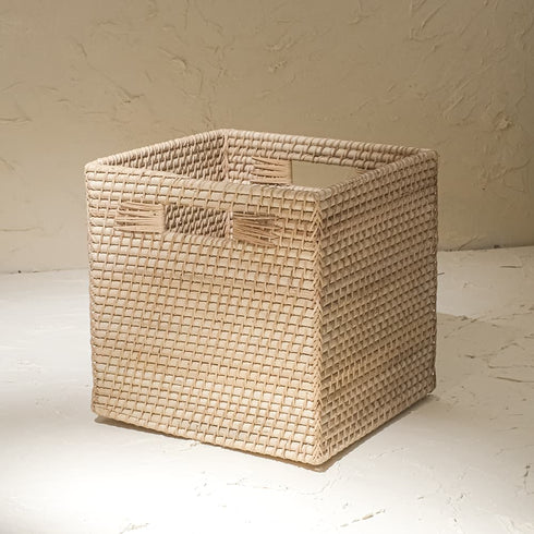 Rattan storage baskets - Different sizes and colours! - Coastal Villa Homeware